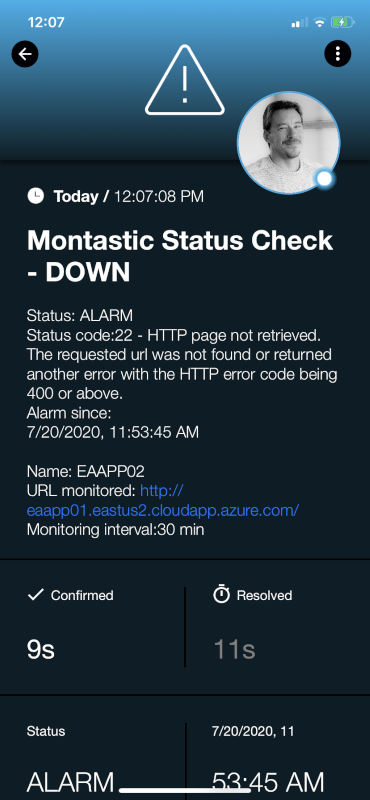 Montastic SIGNL4 Alert